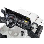 Elektrické autíčko Jeep Wrangler Rubicon Lift 4x4, 24V - biele